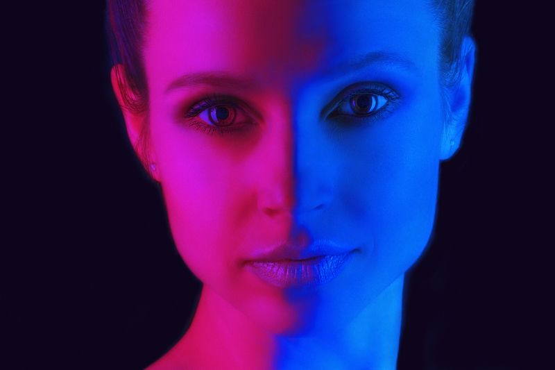 девушка, портрет, цвет, фильтры, эксперимент Ирина фото превью