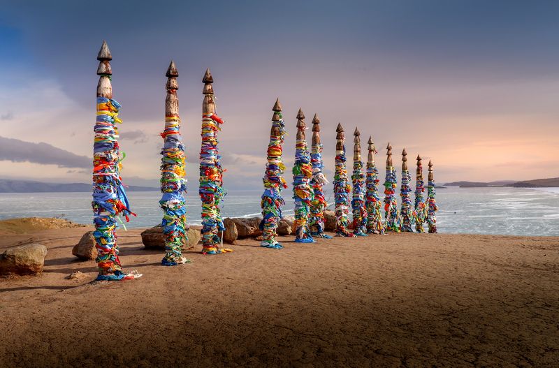 байкал, ольхон, сэргэ, нд, baikal, siberia, байкальский лед, байкальский лед нд, ольхон Тринадцать Сэргэ фото превью