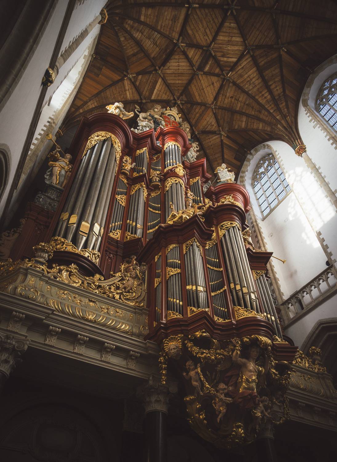 haarlem, organ, music, netherland, mozart, architecture, cathedral, church, protestant, religious, culture, europe,, Бугримов Егор
