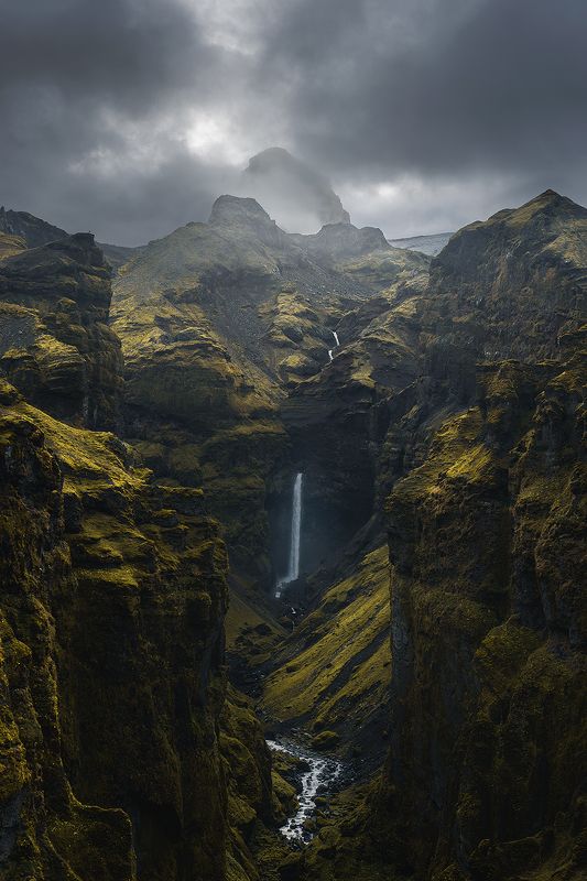 iceland, mountains, canyon, landscape, mood Rivendell фото превью