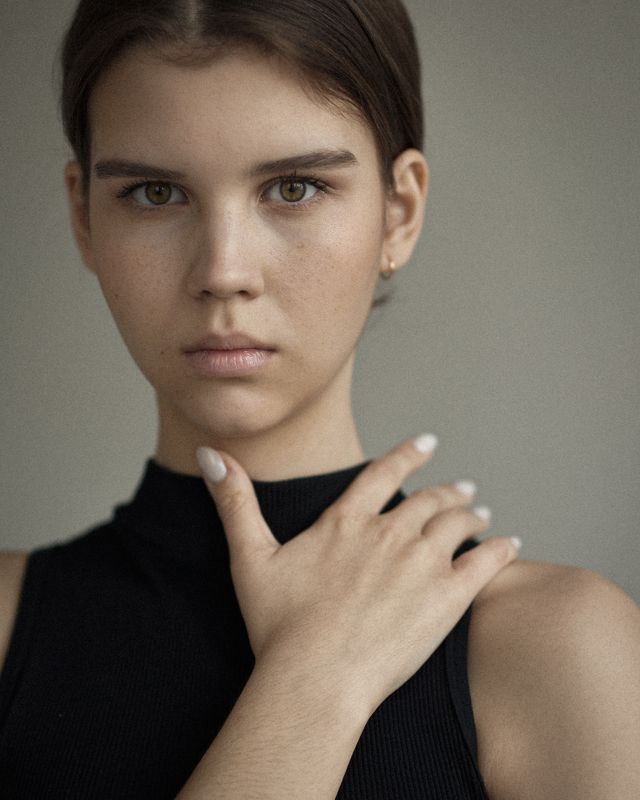 portrait, nikon, bnw Алена фото превью