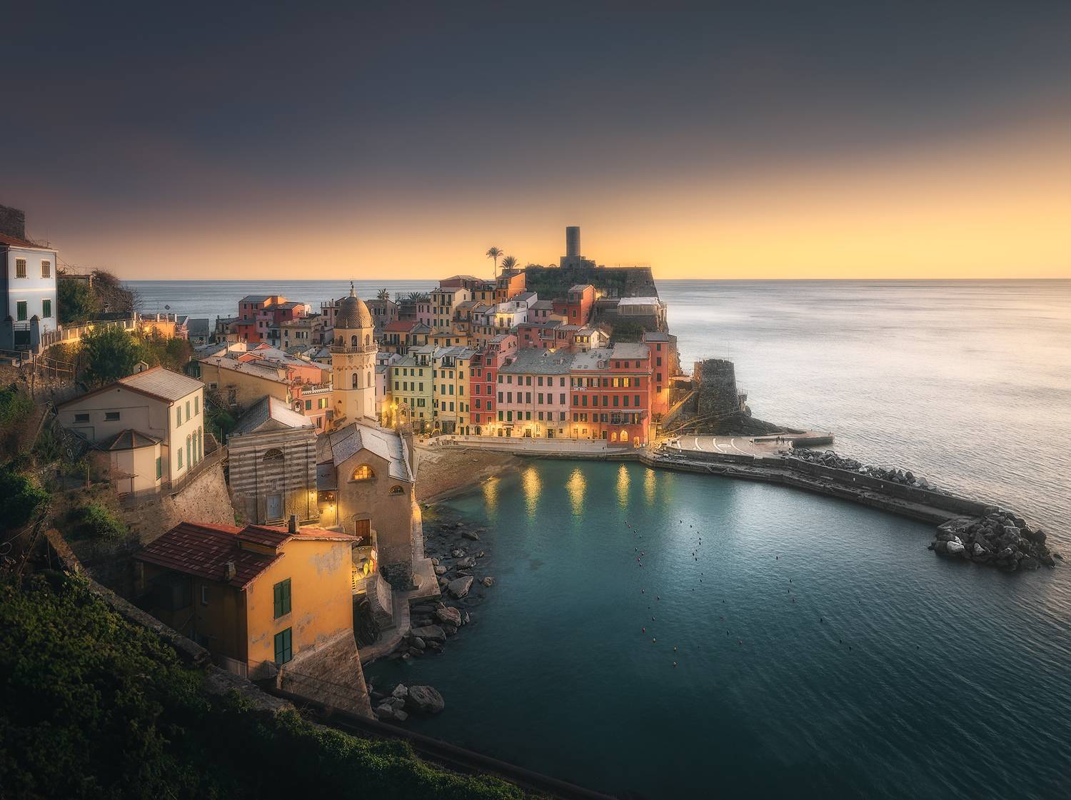 #sunset #city #italy #cityscapes, Francesco Porzioli