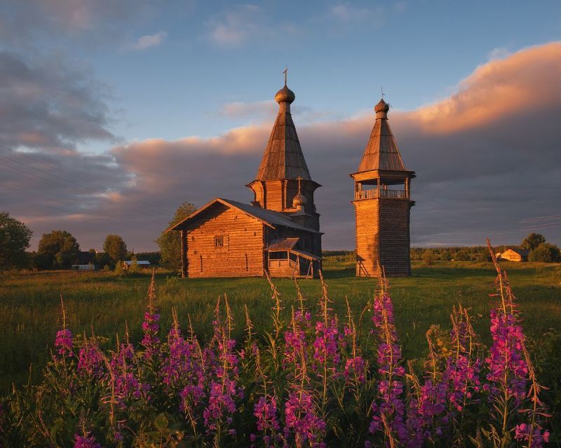 Закат на Русском Севере фото превью