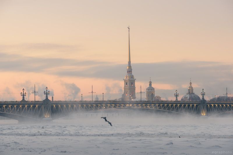 санкт-петербург, спб, россия, питер, spb, saint-petersburg, piter, russia, нева, троицкий мост, петропавловский собор Заодно фото превью