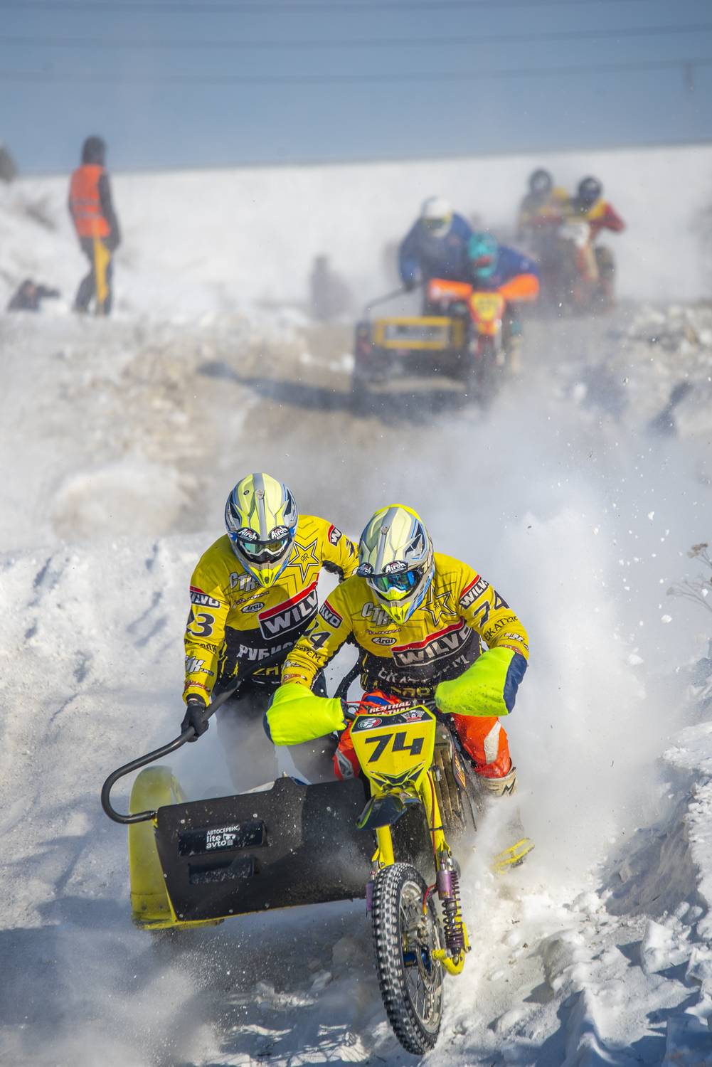 мото, мотокросс, зима, спорт, мотоцикл, Жданов Дмитрий