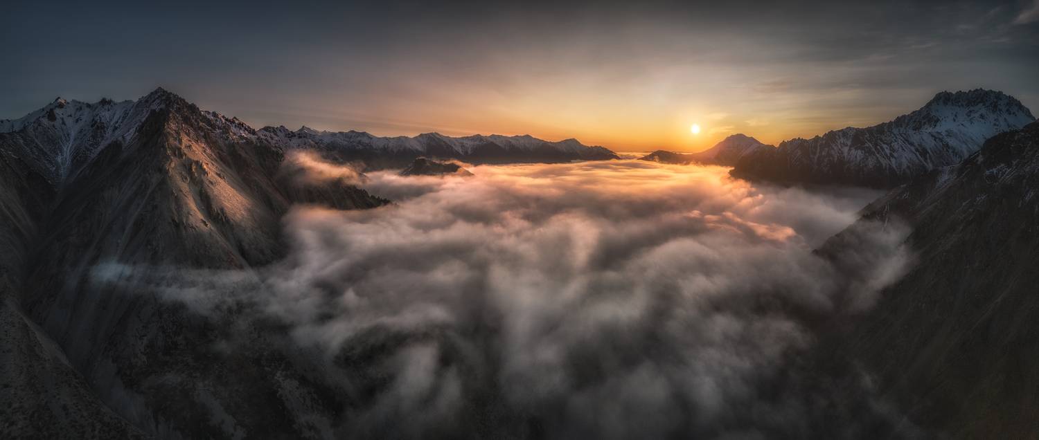 Хребет Черского, Якутия, дроны, аэрофото, aerialphoto, Landscape, aerial landscape, тундра, горы, Россия, осень, осенний пейзаж, Наталия Полякова