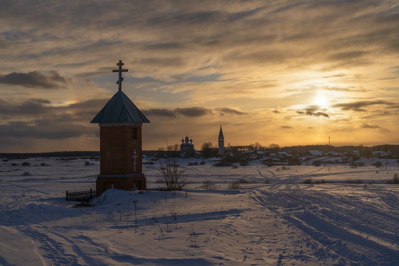 большие всегодичи, закат Воскресный вечер фото превью