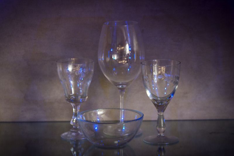 натюрморт, стекло, посуда фантазии со стеклом фото превью