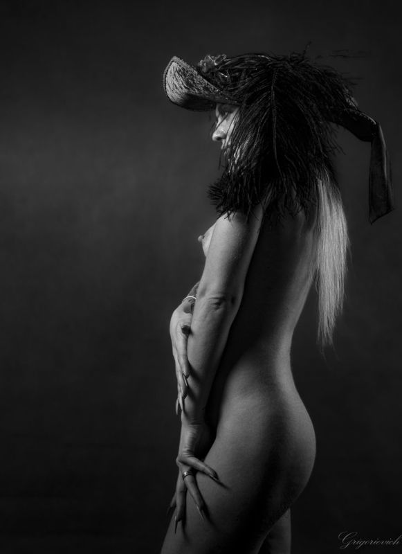 девушка. портрет. красота. глаза. шляпа Екатерина фото превью