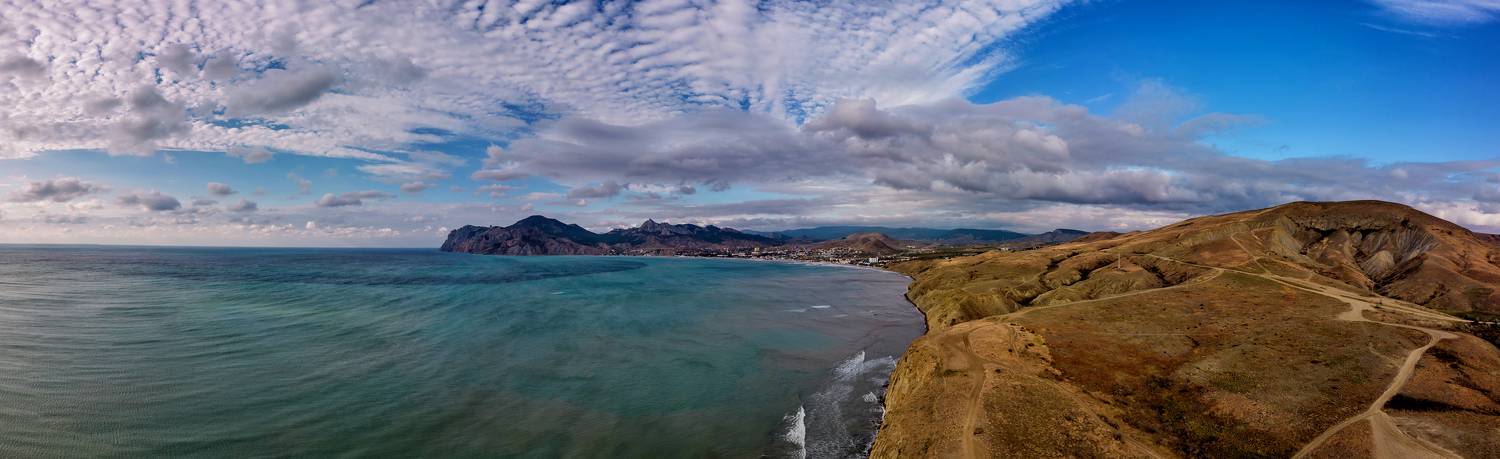 коктебель, карадаг, крым, черное море, панорама, Подосинников Максим