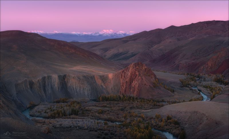 кокоря, горный алтай, кызылшин, фототур на алтай, цветные горы, урочище кокоря, кош-агач Ранним утром в Кокоря фото превью