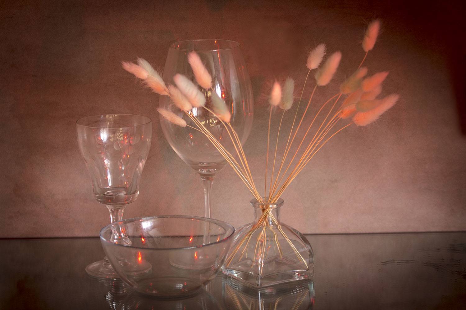 натюрморт, стекло , сухоцветы, Людмила Павловна