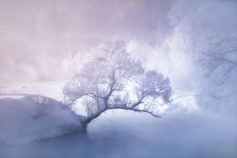 истра, утро, мороз, рассвет Балансируя на грани фото превью