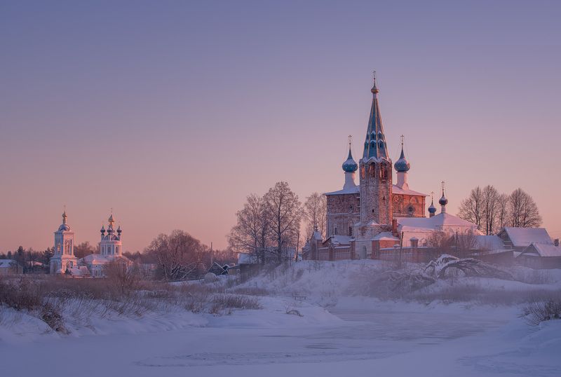 Зимнее утро фото превью