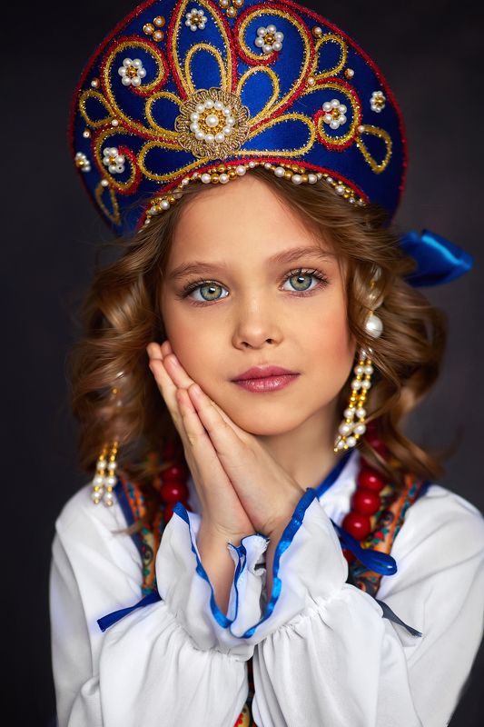 портрет, детский портрет модель, девочка  фото превью