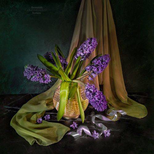 Синие цветы