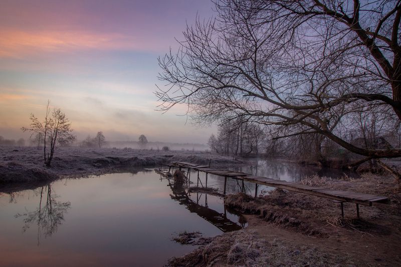 Утро за городом фото превью