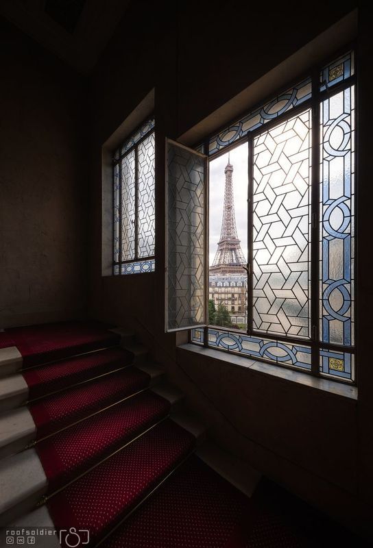 paris, city, urban, cityscape, france Paris staircase фото превью