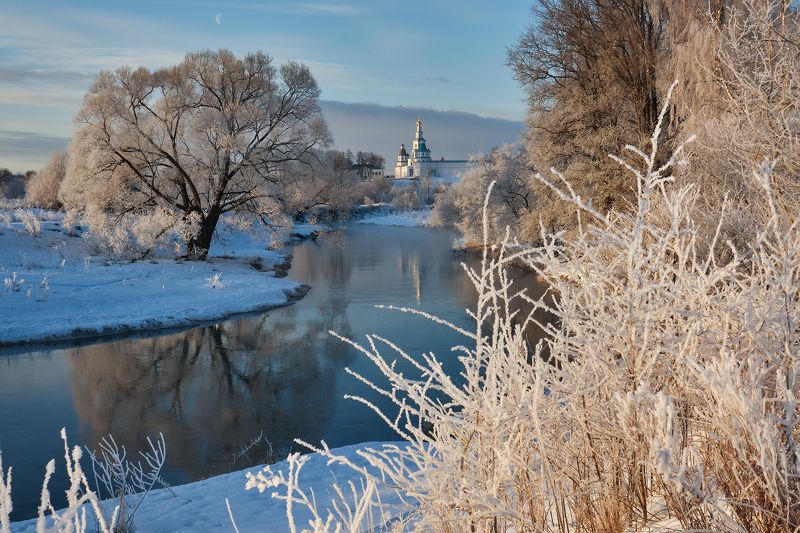 Морозное утро в начале марта фото превью