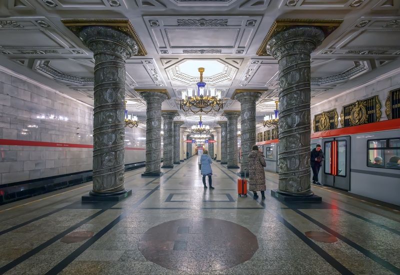 петербург метро вестибюль станция Автово. фото превью