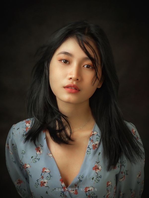 asian, vietnam, vietnamese, portrait, face, women, female, studio, eyes * * * фото превью