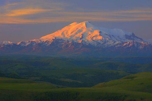 Эльбрус ,рассвет