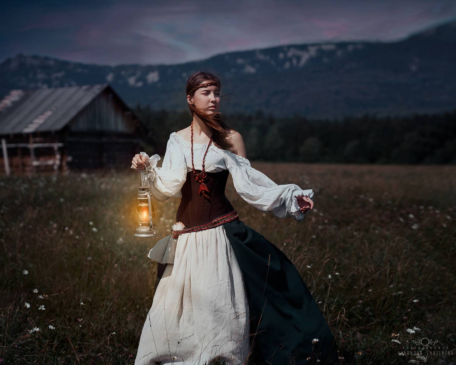 горы, девушка, урал, деревня, ведьма, домик, природа, Кулакова Екатерина