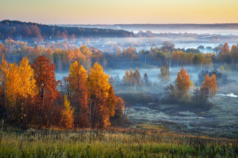 Октябрьское утро фото превью