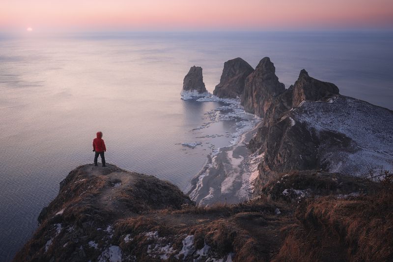 пейзаж, приморье, мыс четырех скал, рассвет Мыс четырех скал фото превью