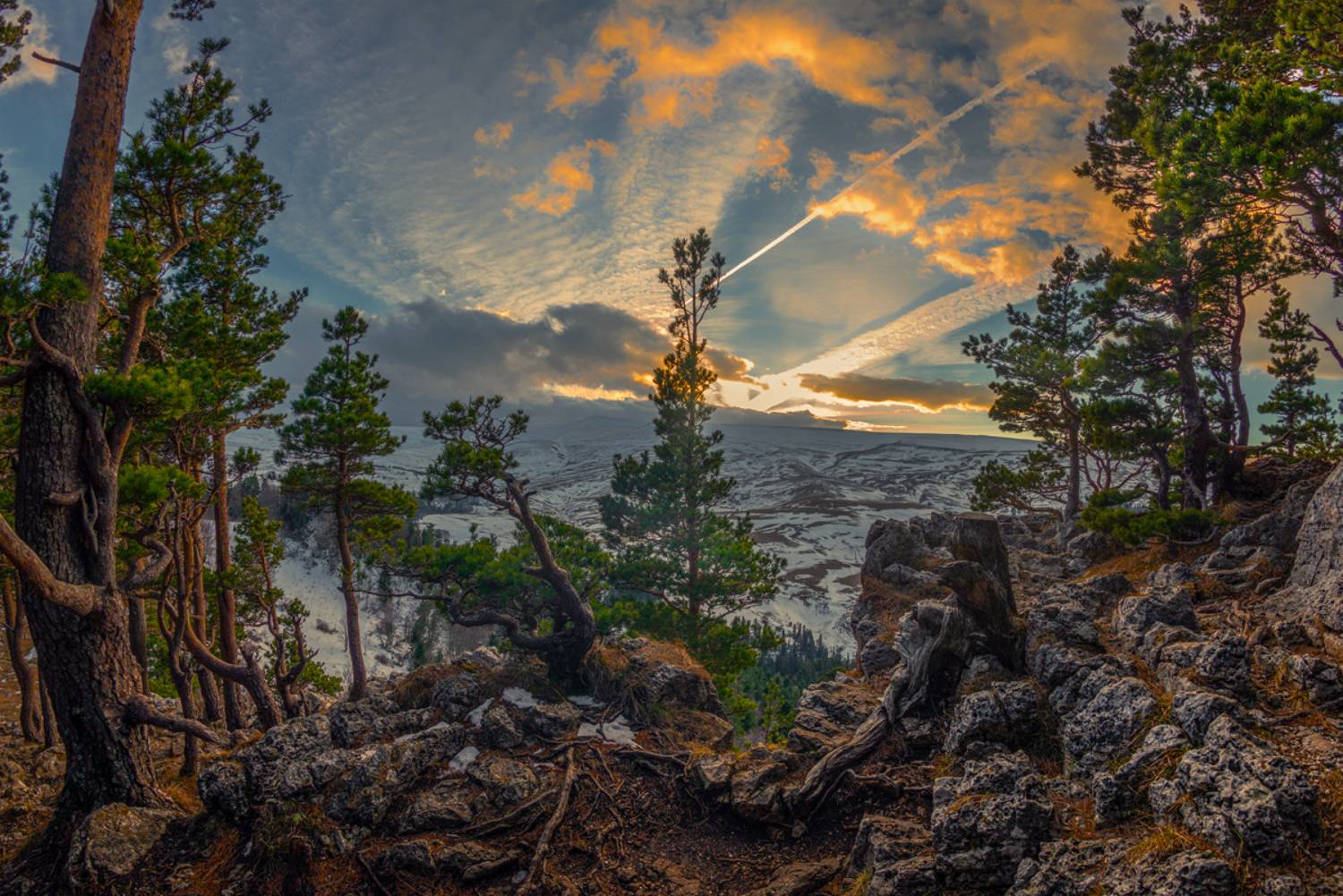 закат горы плато, Anatoly