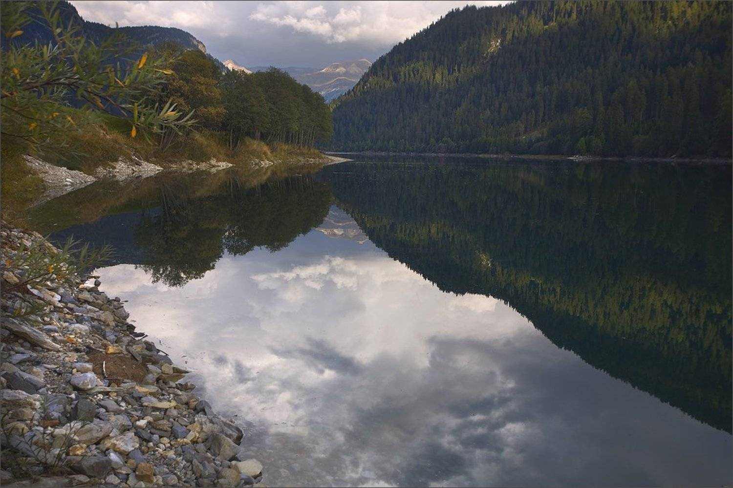 альпы, озеро, швейцария, Julia Art