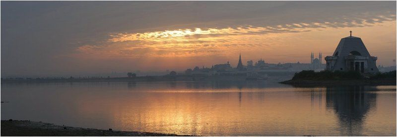 казань, рассвет, солнце, казанка, река, кремль, утро, кулешов Утро Казани... фото превью