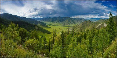 Панорама с перевала Чике-Таман