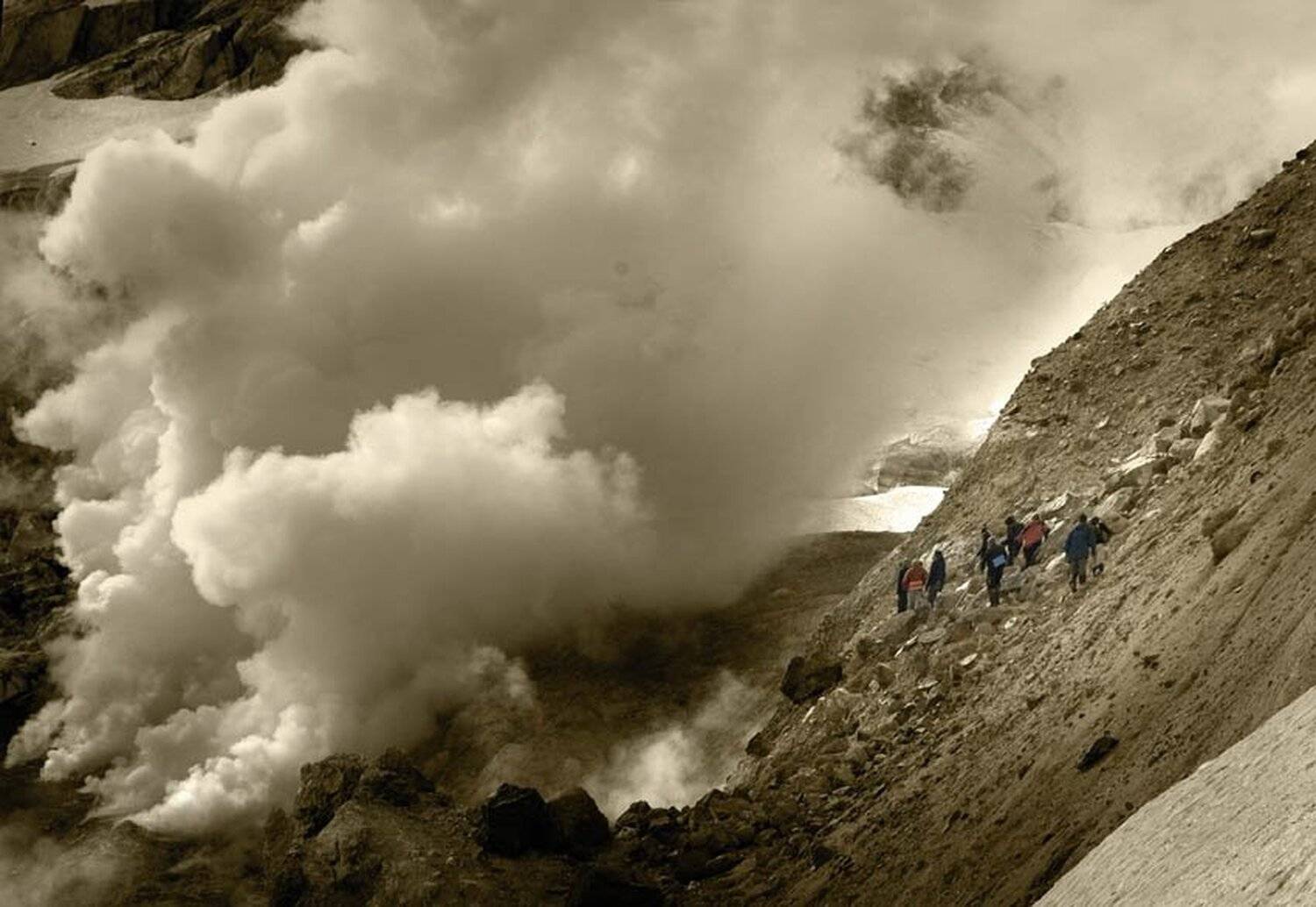 камчатка, фумаролы, горы, поход, мутновский вулкан, Татьяна Гориловская