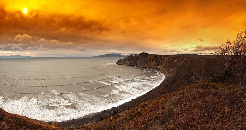 магадан, осень, нюкля ...осень на побережье фото превью