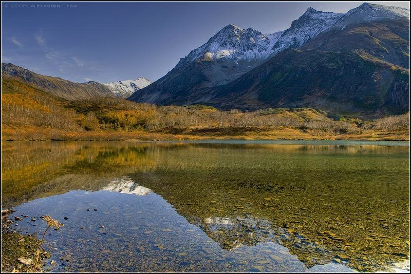 озеро,осень,горы,камчатка Озеро Тахколоч 2 фото превью