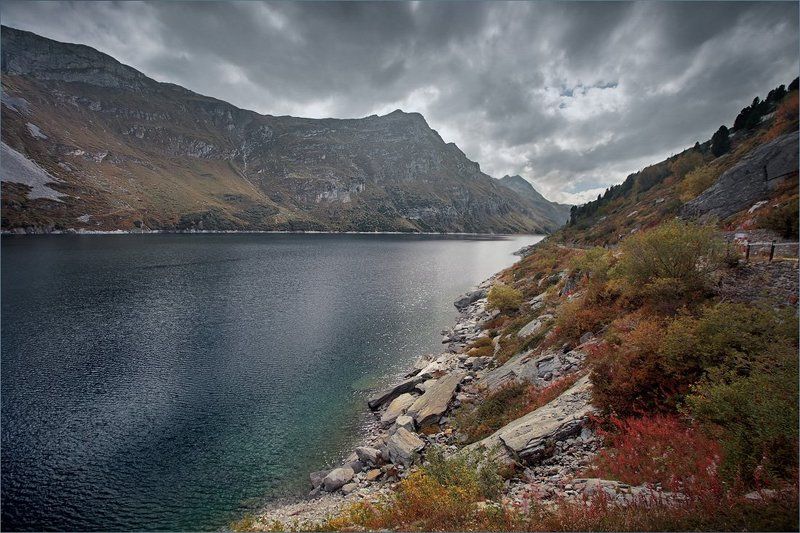 альпы, озеро, швейцария Сохранение фото превью