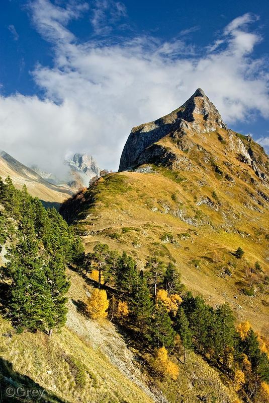 загедан,горы,осень Осень Загедана фото превью