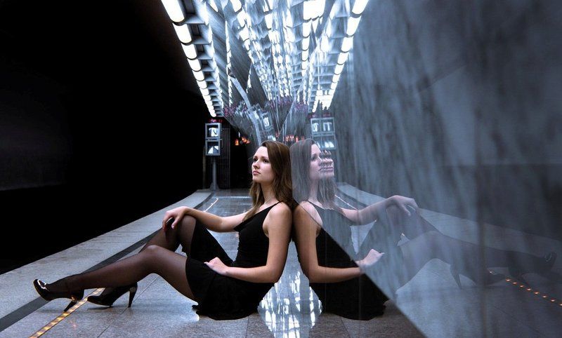 девушка, метро Серафима фото превью