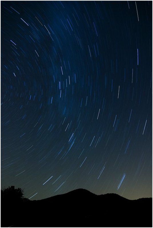 звёзды, ночь, небо, утриш Звёздная  карусель фото превью