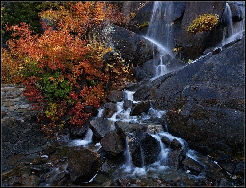 Водопад Осень фото превью