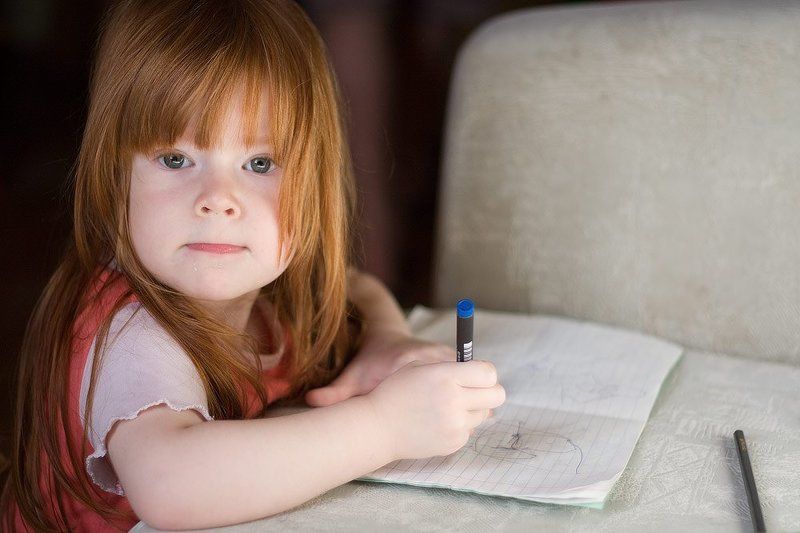 портрет, ребенок, вдохновение Вдохновение фото превью