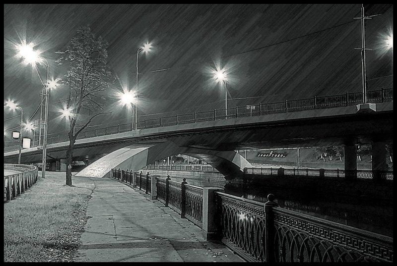 москва, набережная, яуза Вечер на набережной р. Яуза фото превью