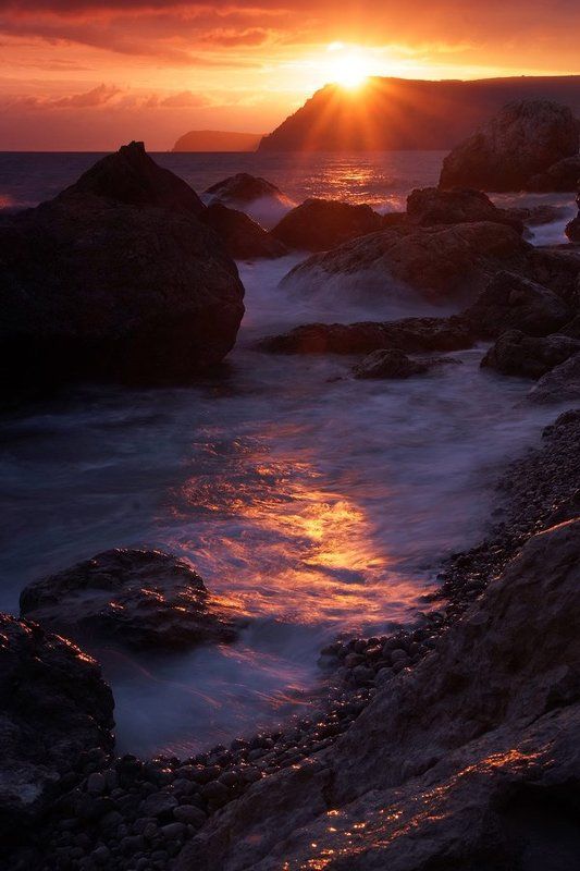 крым, море, закат *** фото превью