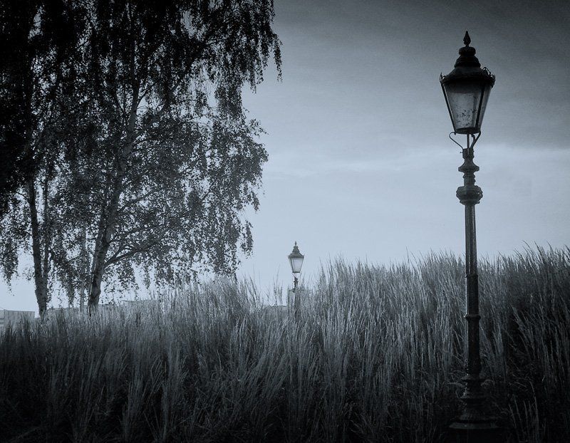 фонари, синие The Blue Lights District фото превью