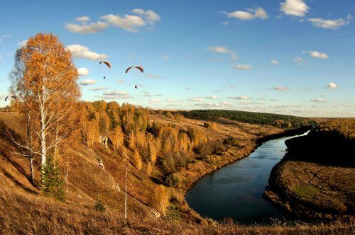 Чудесные места, чудесная погода и чудесные получились полёты