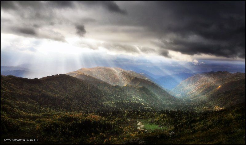 кавказ, фишт, приют, горы, восход, Восход в горах фото превью