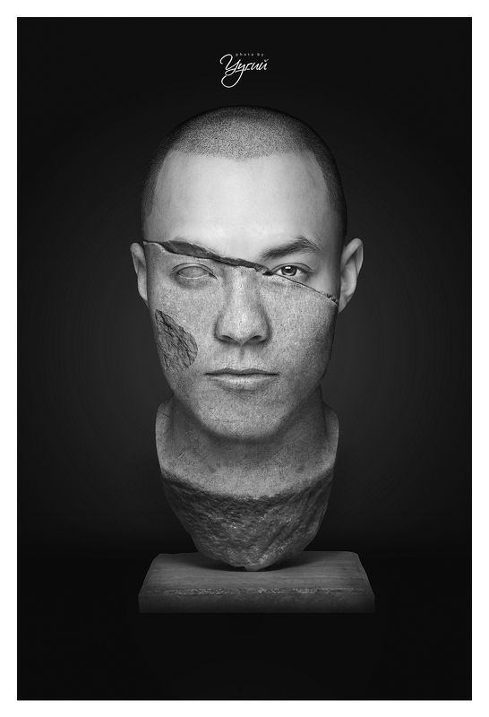 #Portrait #MongolianModel  Sculpture underconstruction фото превью