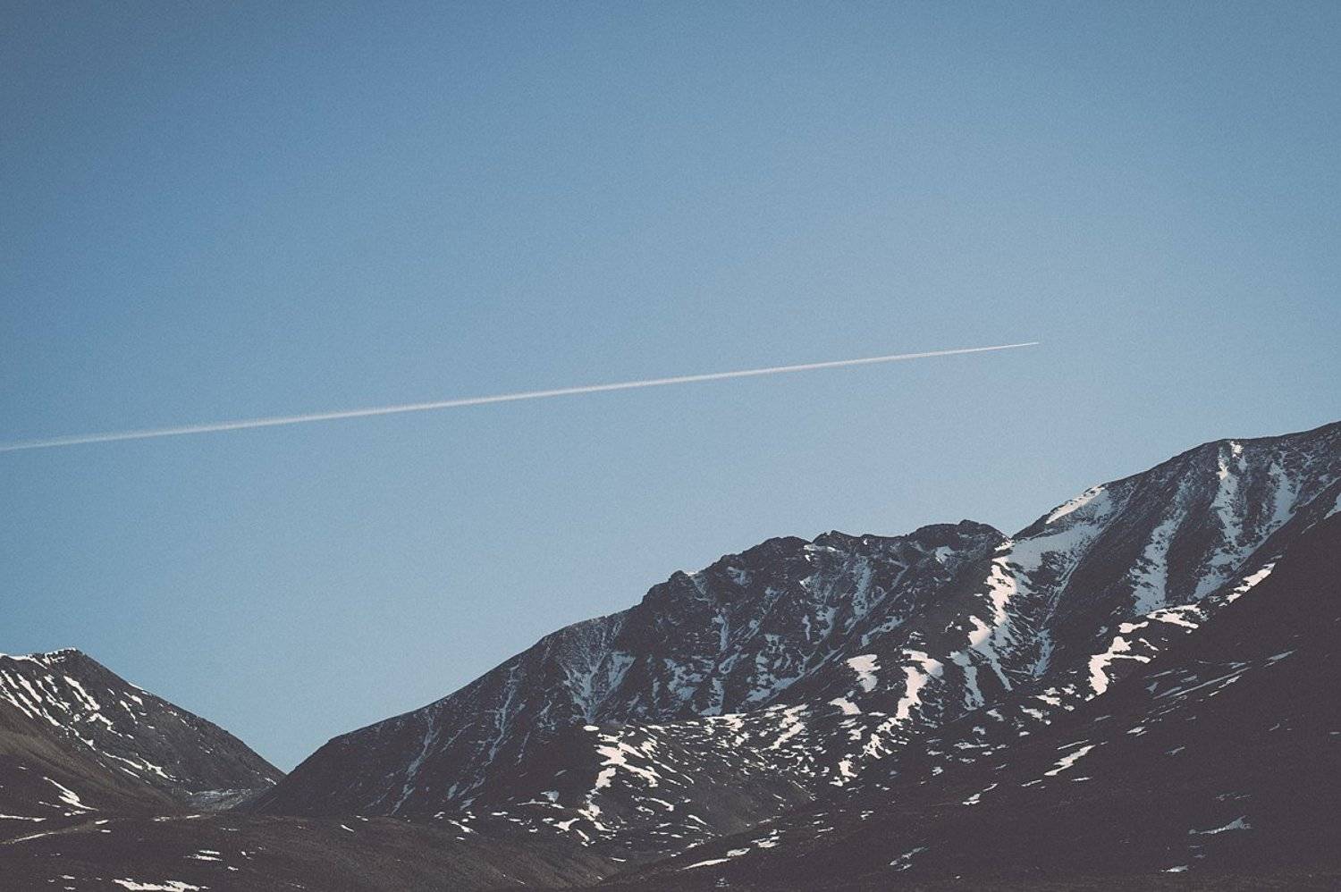 небо, самолет, горы, Чукотка, осень, Труфанов Евгений