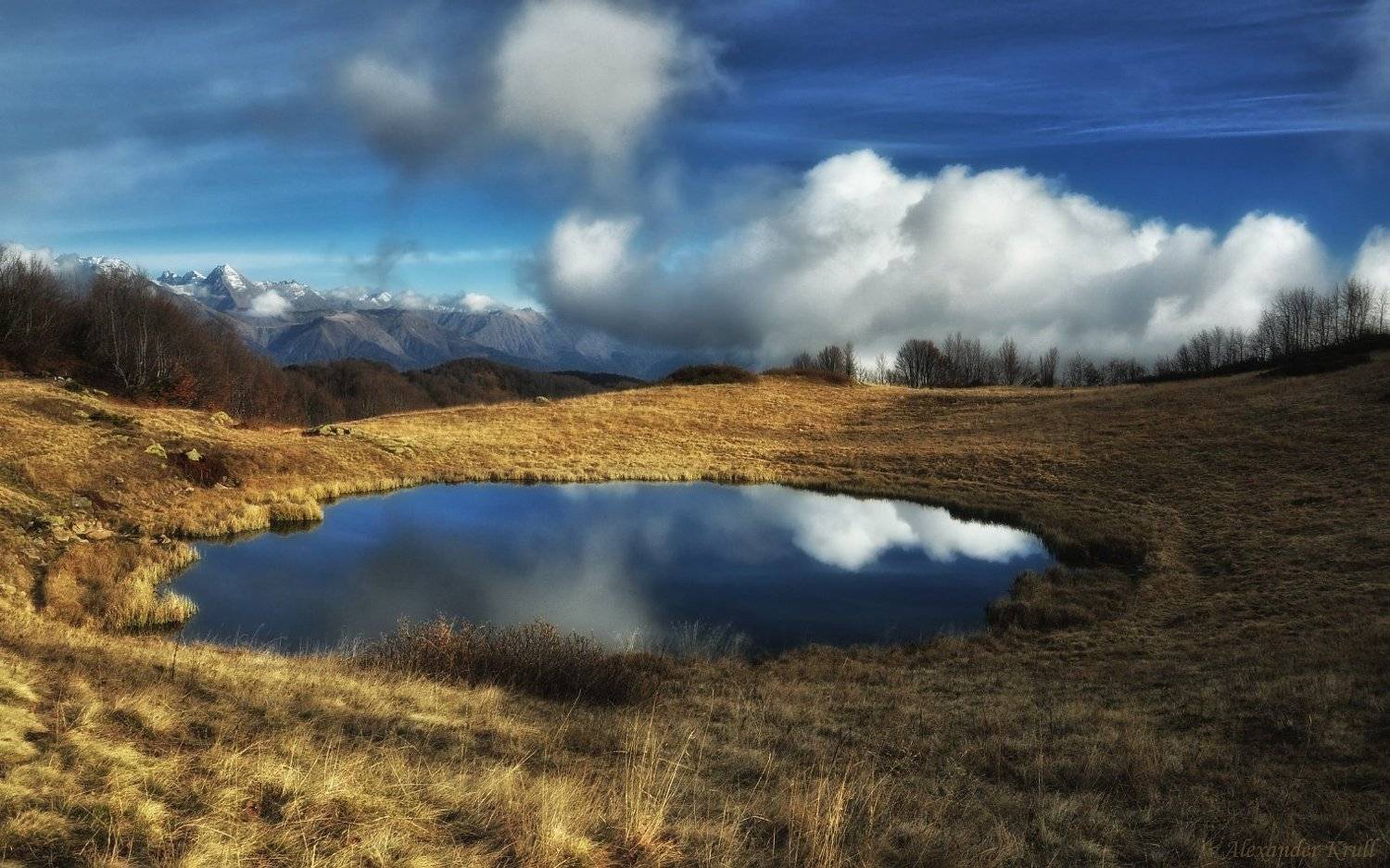 Ачишхо, Зеркальное, Кавказ, Красная Поляна, Озеро, Александр Круль
